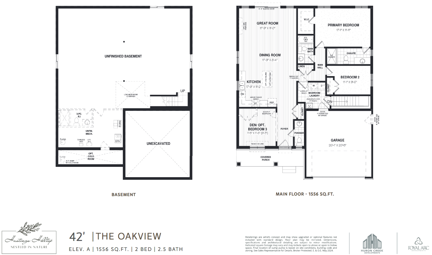 THE OAKVIEW ELEVATION A