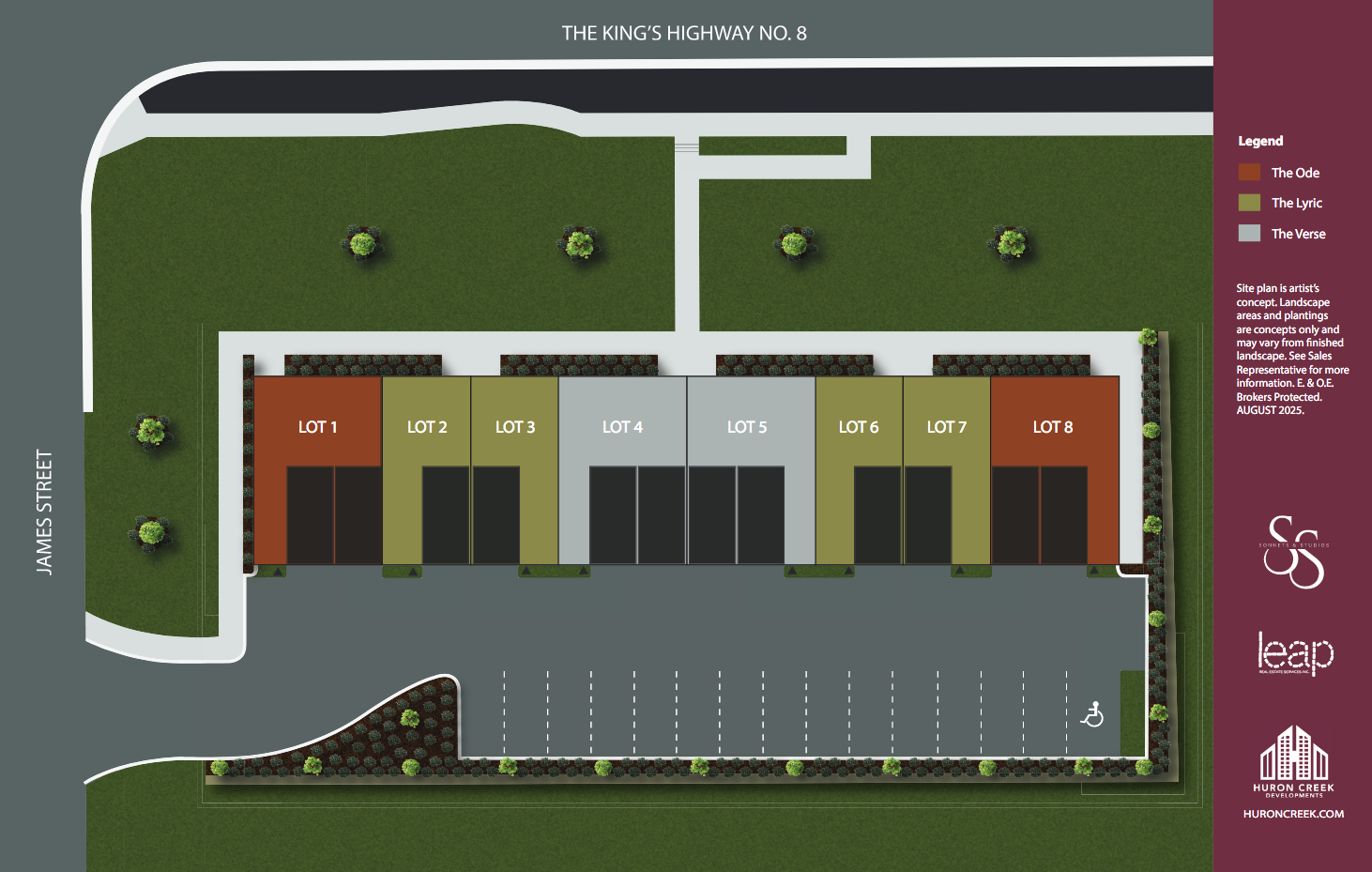 SONNETS & STUDIOS SITE PLAN